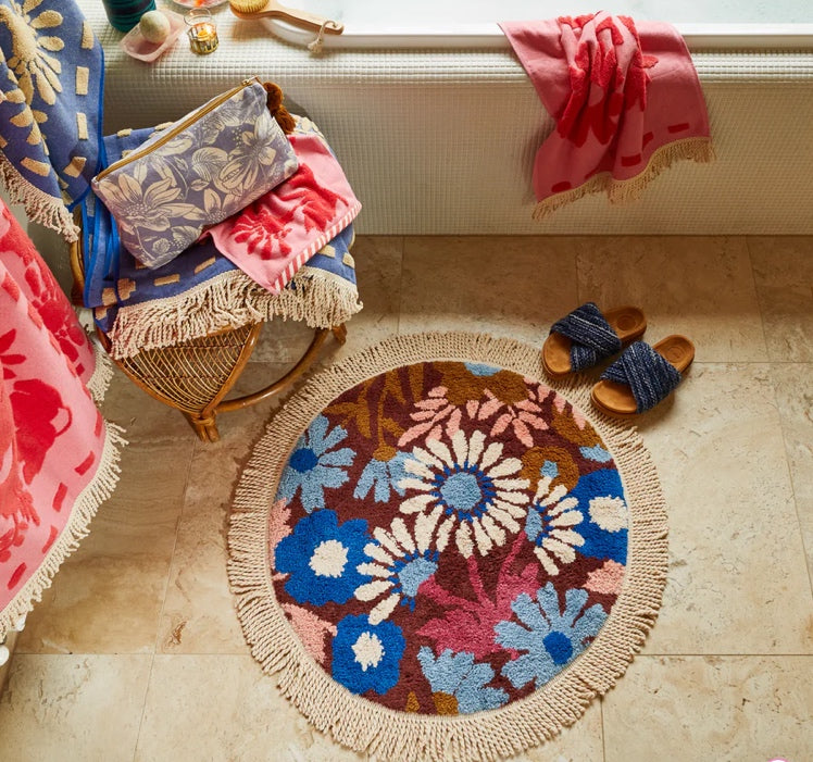 Joti Round Bath Mat