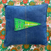 Denim Tenterfield, NSW Pennant Flag Cushion