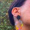 Abstract Artist Palette Earrings