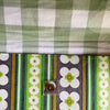 Green Floral Curtain to Clutch/Shoulder Bag