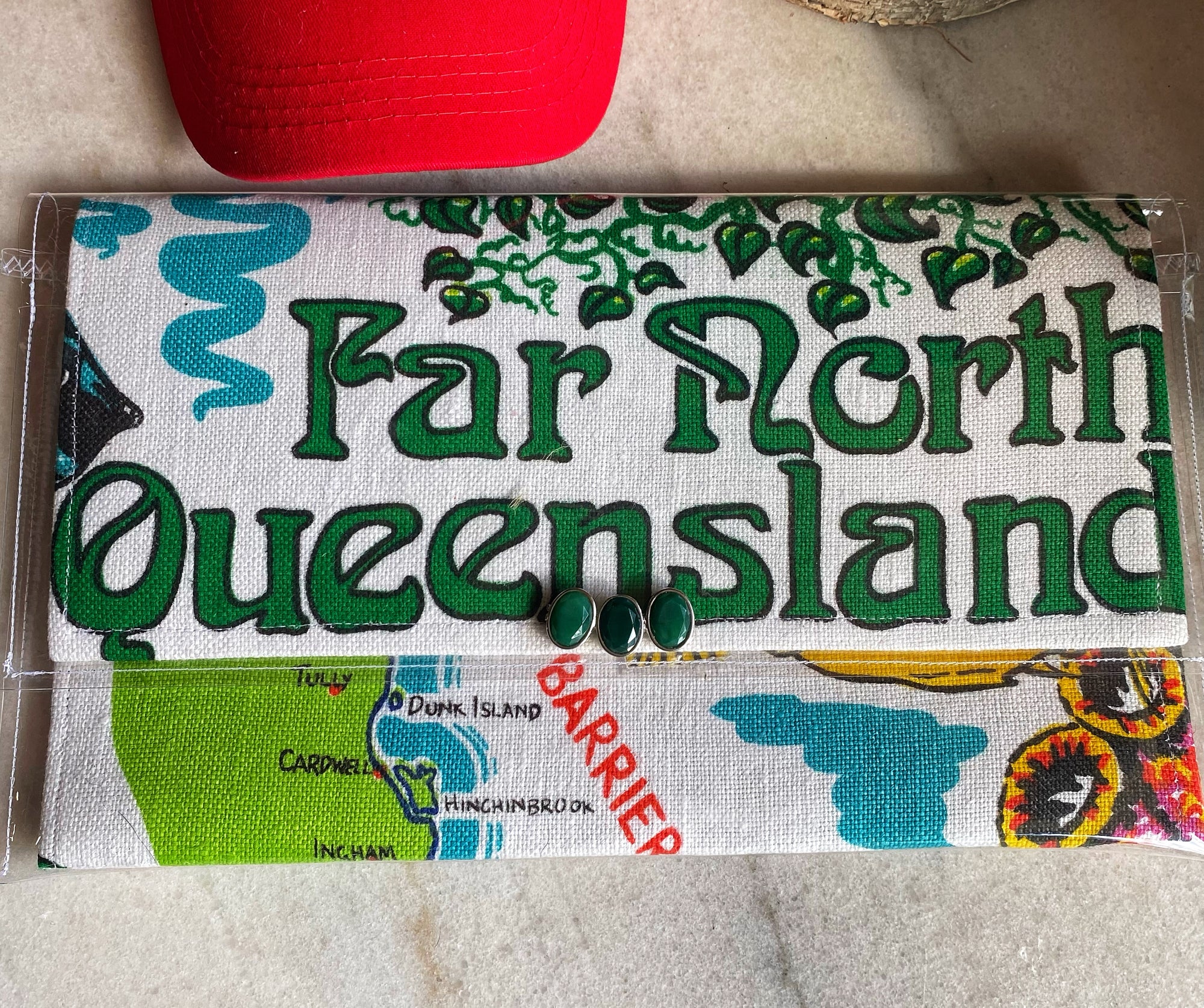 Far North Queensland Tea-Towel-To-Clutch/Shoulder Bag