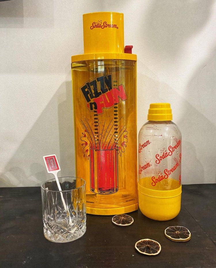 Retro Yellow Fizzy n’ Fun Soda Stream