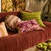 Amata Velvet Cushion - Palm Feather Insert