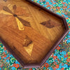 Art Deco Wooden Breakfast Tray