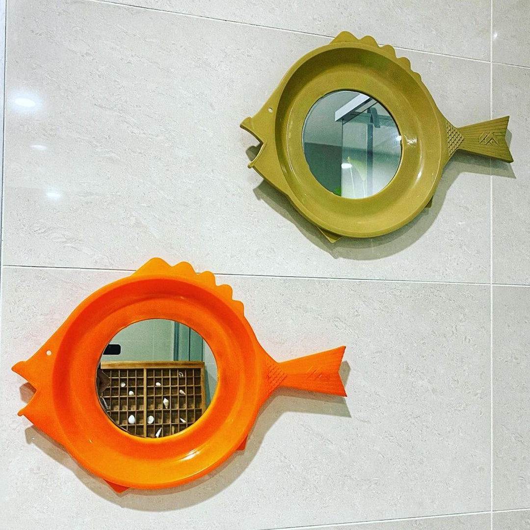 Fishy Fishy Retro Mirror